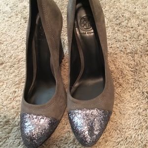 Tory Burch Glitter Heels